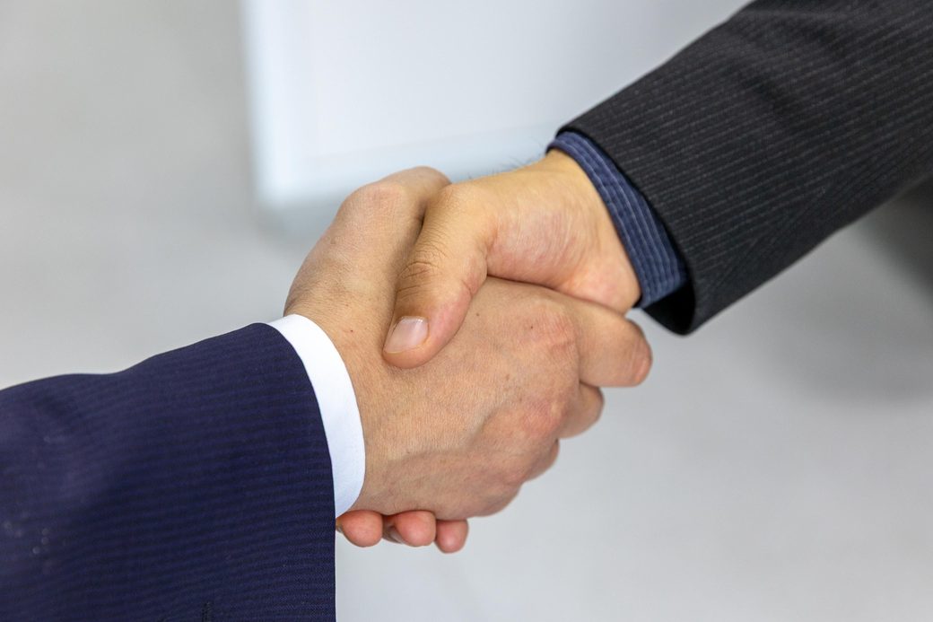 A handshake on a fair, direct deal